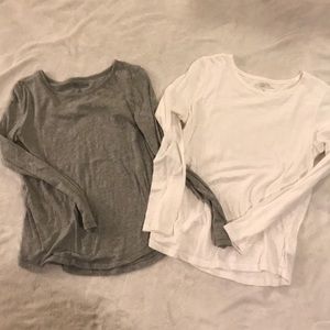 Two long sleeve T-shirt’s